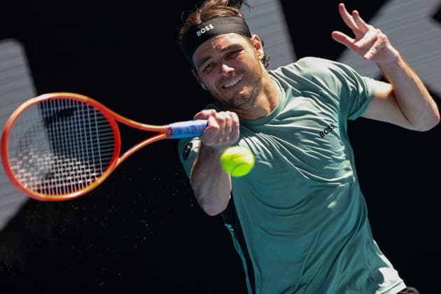 TENNIS : Open d Australie 2026 - Melbourne - 26 01 2026 Taylor Fritz - Australian Open - Melbourne - 26 01 2026 MELBOURNE  Copyright: xSportxPSNEWZx