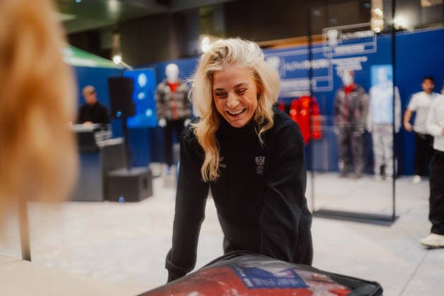 OLYMPICS - Winter Olympic Games, Olympische Spiele, Olympia, OS Milano Cortina 2026 VIENNA,AUSTRIA,26.JAN.26 - OLYMPICS - Winter Olympic Games Milano Cortina 2026, preview, OEOC equipping. Image shows Christina Foedermayr (AUT).  GEPAxpictures xAlexanderxSolc