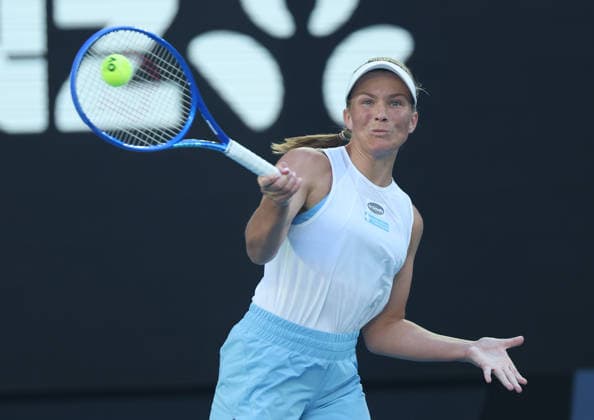January 26, 2026, Melbourne, Victoria, Australia: MADDISON INGLIS of Australia during the match against I. Swiatek of Poland in the fourth round of Australian Open, Melbourne, Australia. Inglis lost 0:6, 3:6. Melbourne Australia - ZUMAc278 20260126_zsp_c278_035 Copyright: xMarcinxCholewinskix