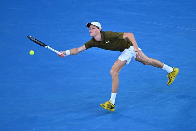 Australian Open - Melbourne Jannik Sinner (ITA) during his fourth round match at the 2026 Australian Open at Melbourne Park in Melbourne, AUSTRALIA, on January 26, 2026. Photo by Corinne Dubreuil ABACAPRESS.COM Melbourne Australia  Copyright: xDubreuilxCorinne ABACAx