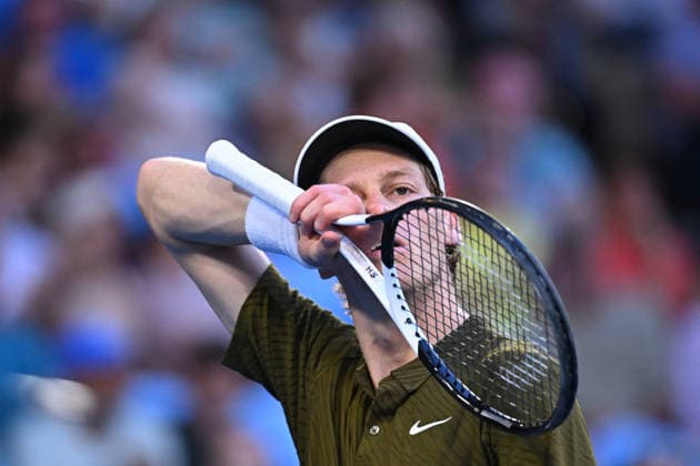 Australian Open - Melbourne Jannik Sinner (ITA) during his fourth round match at the 2026 Australian Open at Melbourne Park in Melbourne, AUSTRALIA, on January 26, 2026. Photo by Corinne Dubreuil ABACAPRESS.COM Melbourne Australia  Copyright: xDubreuilxCorinne ABACAx