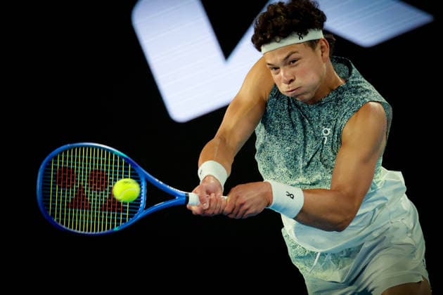 TENNIS : Open d Australie 2026 - Melbourne - 26 01 2026 Ben Shelton - Australian Open - Melbourne - 26 01 2026 MELBOURNE  Copyright: xSportxPSNEWZx