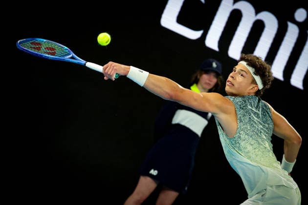 TENNIS : Open d Australie 2026 - Melbourne - 26 01 2026 Ben Shelton - Australian Open - Melbourne - 26 01 2026 MELBOURNE  Copyright: xSportxPSNEWZx