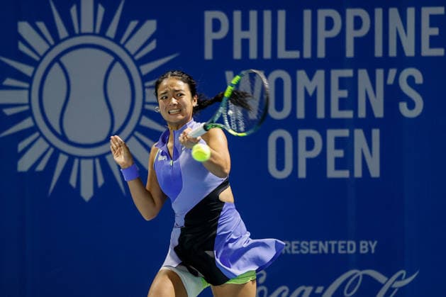 Philippine Women s Open Alexandra Eala of the Philippines in action against Alina Charaeva of Russia during day one of the Philippine Women s Open in Manila, Philippines on January 26, 2026. The Philippine Women s Open runs from January 26 to 31 2026 Manila Philippines  Copyright: xMatrixxImagesx xMarkxCristinox