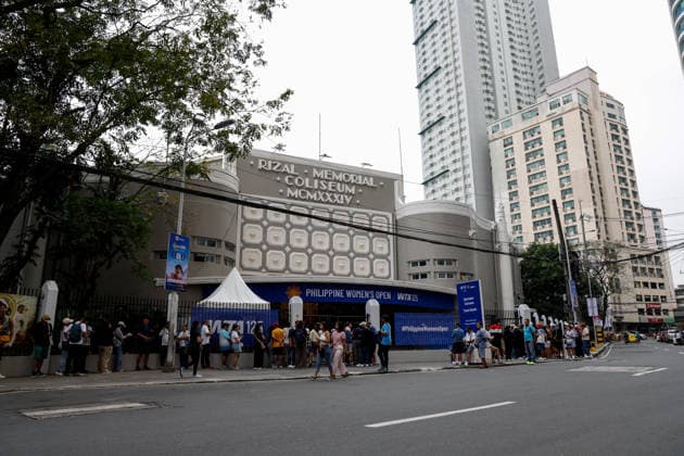 Philippine Women s Open People queue outside the Rizal Memorial Coliseum during day one of the Philippine Women s Open in Manila, Philippines on January 26, 2026. The Philippine Women s Open runs from January 26 to 31 2026 Manila Philippines  Copyright: xMatrixxImagesx xMarkxCristinox