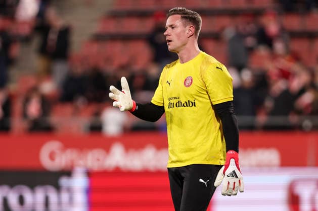 January 26, 2026, Girona, Girona, SPAIN: Marc-Andre ter Stegen of Girona FC gestures during the Spanish league, LaLiga EA Sports, football match played between Girona FC and Getafe CF at Montilivi stadium on January 26, 2026 in Girona, Spain. Girona SPAIN - ZUMAa181 20260126_zaa_a181_009 Copyright: xJavierxBorregox