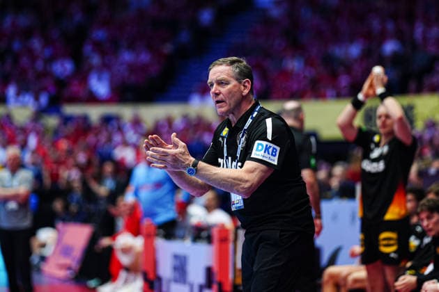Alfred Gislason (Deutschland, Trainer) DEN, Deutschland vs. Daenemark, Handball, EHF Europameisterschaft 2026, Hauptrunde, Spieltag 3, 26.01.2026 DEN, Deutschland vs. Daenemark, Handball, EHF Europameisterschaft 2026, Hauptrunde, Spieltag 3, 26.01.2026 Herning Copyright: xEibner-Pressefoto MarcelxvonxFehrnx EP_MFN