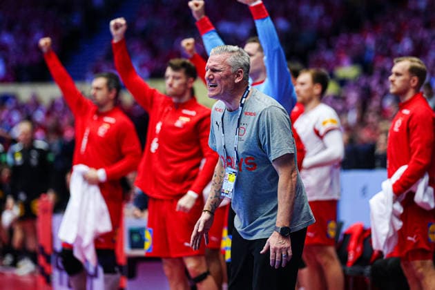 Nikolaj Jacobsen (Daenemark, Trainer) wuetend DEN, Deutschland vs. Daenemark, Handball, EHF Europameisterschaft 2026, Hauptrunde, Spieltag 3, 26.01.2026 DEN, Deutschland vs. Daenemark, Handball, EHF Europameisterschaft 2026, Hauptrunde, Spieltag 3, 26.01.2026 Herning Copyright: xEibner-Pressefoto MarcelxvonxFehrnx EP_MFN