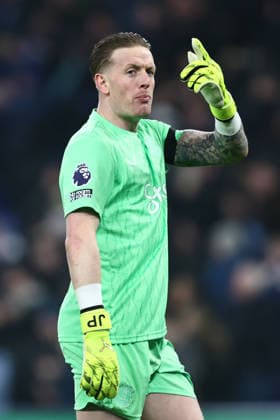 Jordan Pickford of Everton celebrates their sides first goal Everton v Leeds, Premier League, Football, Hill Dickinson Stadium, Liverpool, UK - 26 Jan 2026Liverpool Hill Dickinson Stadium United Kingdom EDITORIAL USE ONLY No use with unauthorised audio, video, data, fixture lists, club league logos or live services. Online in-match use limited to 120 images, no video emulation. No use in betting, games or single club league player publications. Copyright: xPhilxOldham Shutterstockx 16426163ap