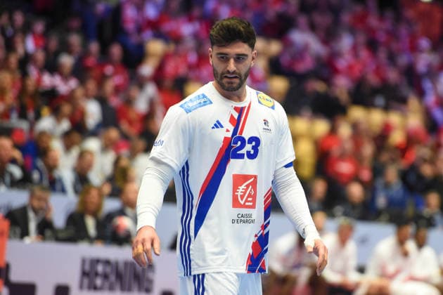 Handball I Herren I Europameisterschaft 2026 I Hauptrunden-Gruppe II I 3. Spieltag I Spanien - Frankreich I 26.01.2026 Ludovic Fabregas (23, Frankreich) Copyright: xLobeca JanxKirschnerx