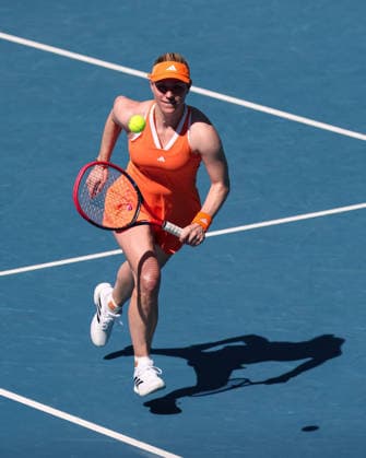 Daniela Hantuchova, Angelique Kerber, Legenden Doppel, Australian Open 2026 Melbourne Park, Melbourne, Victoria, Australia.. Copyright: xJuergenxHasenkopfx