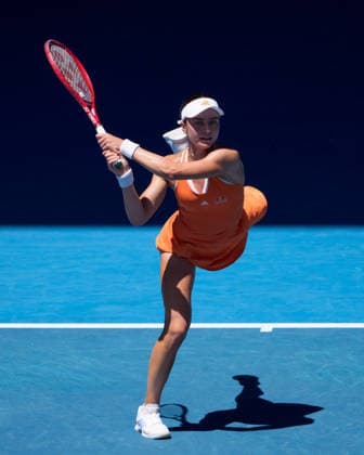 January 27, 2026: 29th seed IVA JOVIC of the USA in action against 1st seed ARYNA SABALENKA of Belarus on Rod Laver Arena in a Men s Singles Quarterfinals match on day 10 of the 2026 Australian Open in Melbourne, Australia. SABALENKA won 63 60. Cal Media Melbourne Australia - ZUMAc04_ 20260127_faf_c04_012 Copyright: xSydneyxLowx