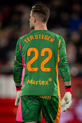 Girona FC Vs Getafe CF in Barcelona, Spain - 26 Jan 2026 Goalkeeper Marc-Andre Ter Stegen (Girona FC) looks on during a La Liga EA Sports match between Girona FC and Getafe CF at Estadi Municipal de Montilivi. Final Score: Girona FC 1:1 Getafe CF Barcelona Spain Copyright: xFelipexMondinox xSOPAxImagesx SP0743-0469