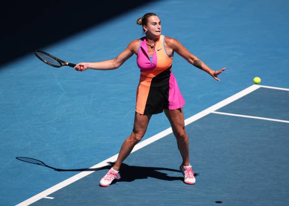 Aryna Sabalenka, Australian Open 2026 Melbourne Park, Melbourne, Victoria, Australia.. Copyright: xJuergenxHasenkopfx
