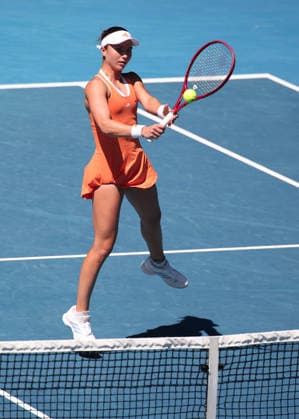 Iva Jovic (USA), Australian Open 2026 Melbourne Park, Melbourne, Victoria, Australia.. Copyright: xJuergenxHasenkopfx