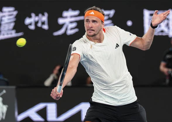 Alexander Zverev (GER), Australian Open 2026 Melbourne Park, Melbourne, Victoria, Australia.. Copyright: xJuergenxHasenkopfx