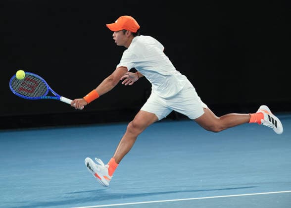 Learner Tien (USA), Australian Open 2026 Melbourne Park, Melbourne, Victoria, Australia.. Copyright: xJuergenxHasenkopfx