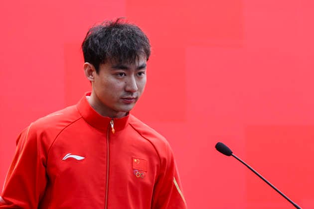 (260127) -- BEIJING, Jan. 27, 2026 -- Bobsleigh athlete Yin Zheng speaks during the inaugural meeting of the Chinese delegation for Milan-Cortina 2026 Olympic Winter games, Winterspiele,Spiele, Summer games in Beijing, capital of China, on Jan. 27, 2026. ) (SP)CHINA-BEIJING-MILAN-CORTINA 2026 OLYMPIC WINTER GAMES-CHINESE DELEGATION (CN) NaxYuqi 