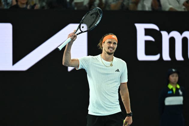Australian Open - Melbourne Alexander Zverev (GER) during his quarter final round match at the 2026 Australian Open at Melbourne Park in Melbourne, AUSTRALIA, on January 27, 2026. Photo by Corinne Dubreuil ABACAPRESS.COM Melbourne Australia  Copyright: xDubreuilxCorinne ABACAx