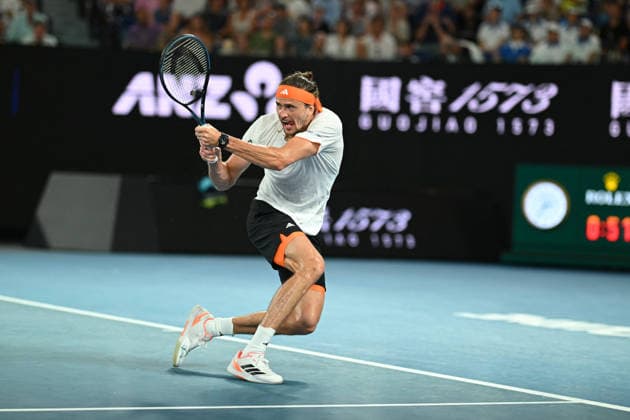 Australian Open - Melbourne Alexander Zverev (GER) during his quarter final round match at the 2026 Australian Open at Melbourne Park in Melbourne, AUSTRALIA, on January 27, 2026. Photo by Corinne Dubreuil ABACAPRESS.COM Melbourne Australia  Copyright: xDubreuilxCorinne ABACAx
