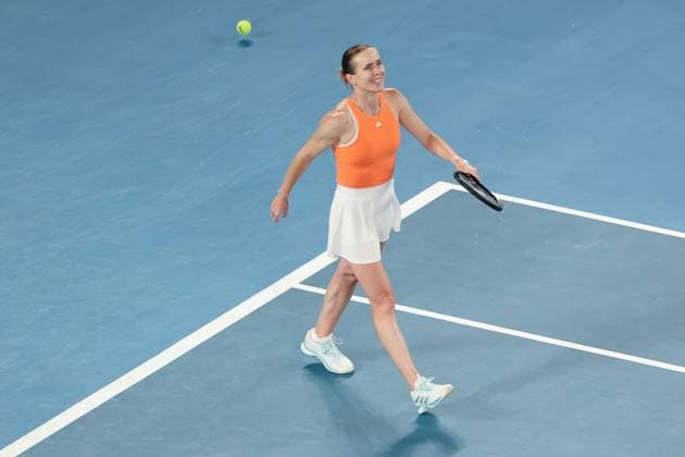 Elina Svitolina wins her quarter final match Australian Open tennis tournament, Day Ten, Melbourne Park, Australia - 27 Jan 2026Melbourne Melbourne Park Victoria (VIC) Australia  Copyright: xRachelxBach Shutterstockx 16403663dc