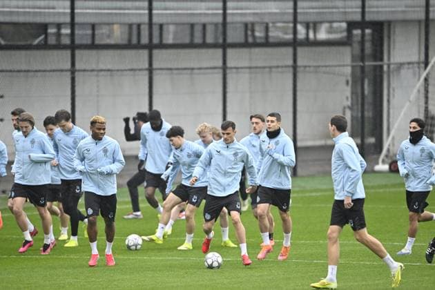Club Brugge v Marseille - UEFA Champions League Media Activities 27 01 2026 BRUGGE, BELGIUM - JANUARY 27 : pictured during a training session ahead of the UEFA Champions League 2025 26 League Phase MD8 match between Club Brugge and Marseille on January 27, 2026 in Brugge, Belgium, 27 01 2026 Brugge Belgium  Copyright: xJanxDexMeuleneirx