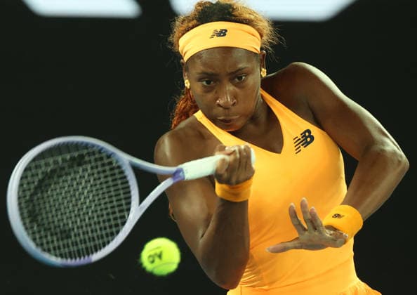 January 27, 2026, Melbourne, Victoria, Australia: COCO GAUFF of USA during the match against E. Svitolina of Ukraine in the quarterfinal of Australian Open, Melbourne, Australia. Gauff lost 1:6, 2:6. Melbourne Australia - ZUMAc278 20260127_zsp_c278_028 Copyright: xMarcinxCholewinskix
