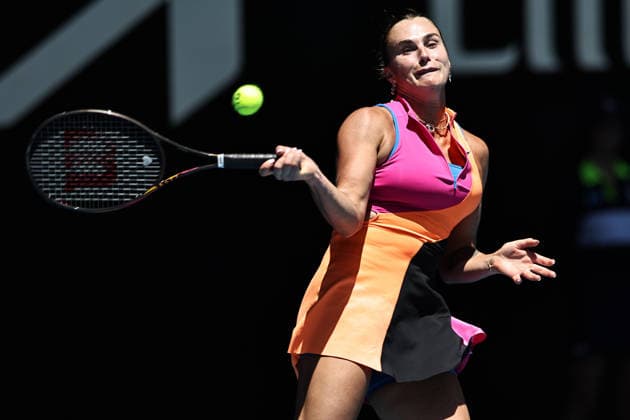 Aryna Sabalenka, BLR, during quarterfinals of 2026 Australian Open in Melbourne, 27 01 2026; -