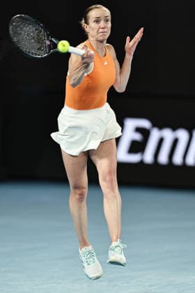 Elina Svitolina, UKR, during quarterfinals of 2026 Australian Open in Melbourne, 27 01 2026; -