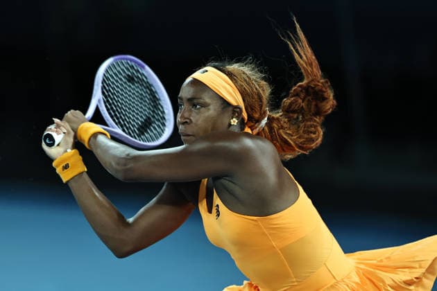 Coco Gauff, USA, during quarterfinals of 2026 Australian Open in Melbourne, 27 01 2026; - *** Coco Gauff, USA, during quarterfinals of 2026 Australian Open in Melbourne, 27 01 2026 