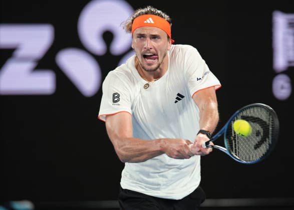 Alexander Zverev (GER), Australian Open 2026 Melbourne Park, Melbourne, Victoria, Australia.. Copyright: xJuergenxHasenkopfx