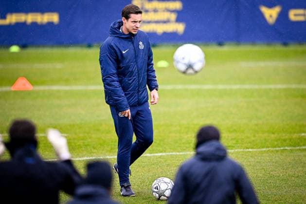 Royale Union Saint-Gilloise v Atalanta - UEFA Champions League Media Activities 27 01 2026 ZAVENTEM, BELGIUM - JANUARY 27 : Hubert David head coach of Union Saint-Gilloise pictured during a training session ahead of the UEFA Champions League 2025 26 League Phase MD8 match between Royale Union Saint-Gilloise and Atalanta on January 27, 2026 in Zaventem, Belgium, 27 01 2026  Copyright: xTomasxSiskx