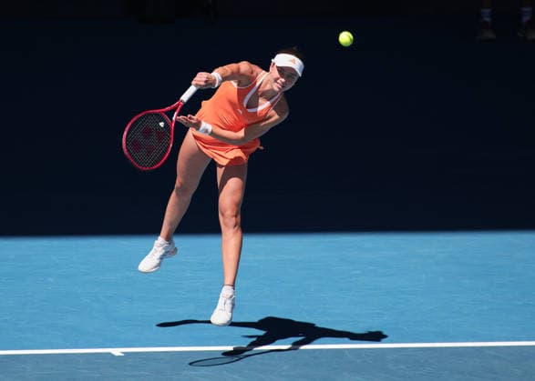 Iva Jovic (USA), Australian Open 2026 Melbourne Park, Melbourne, Victoria, Australia.. Copyright: xJuergenxHasenkopfx