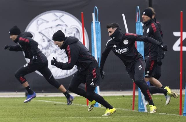AMSTERDAM - Youri Regeer of Ajax during a training session at the Toekomst training complex on the day before the Champions League match between Ajax and Olympiakos Piraeus. ANP OLAF KRAAK xVIxANPxSportx xxANPxIVx 548754314 originalFilename: 548754314.jpg