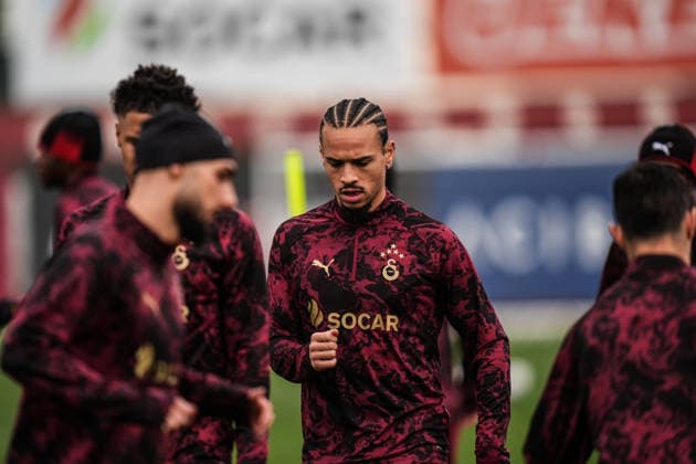 Galatasaray complete preparations for UEFA Champions League clash against Manchester City ISTANBUL, TURKIYE - JANUARY 27: Leroy Sane takes part in a training session at Kemerburgaz Metin Oktay Facilities in Istanbul, Turkiye on January 27, 2026. Galatasaray completed their preparations under the supervision of head coach Okan Buruk ahead of the UEFA Champions League Week 8 away match against Manchester City. Hakan Akgun Anadolu Istanbul Turkey. Editorial use only. Please get in touch for any other usage.  Copyright: x2026xAnadoluxHakanxAkgunx