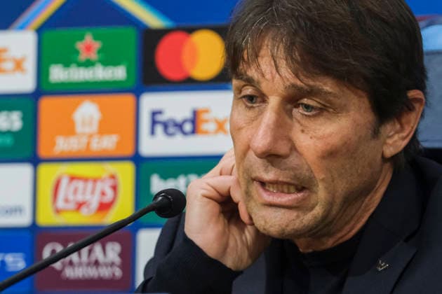 MD-1 UCL MD8 SSC Napoli vs Chelsea Napoli™s Italian coach Antonio Conte During press conference, PK, Pressekonferenz of SSC Napoli between of the match UEFA Champions League 2025 26 MD-1 League Phase MD8 SSC Napoli vs Chelsea at Stadio Maradona on January 27, 2026. _DSF8153 Copyright: xAntonioxBalascox