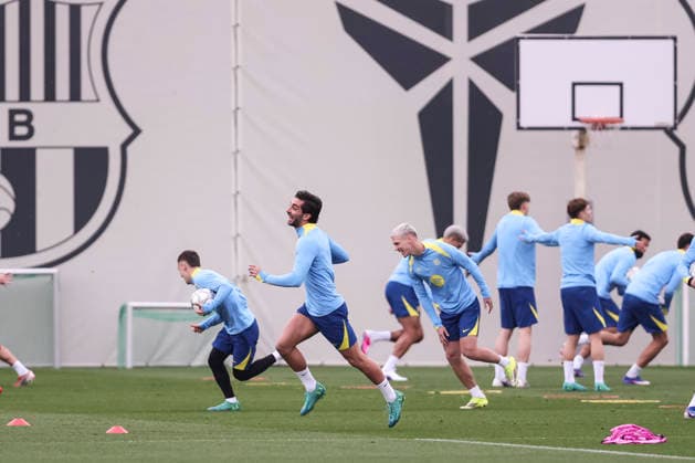 January 27, 2026, Sant Joan Despi, Barcelona, SPAIN: Ferran Torres during the training day of FC Barcelona, Barca ahead UEFA Champions League 2025 26, football match against FC Copenhague at Ciutat Esportiva Joan Gamper on January 27, 2026 in Sant Joan Despi, Barcelona, Spain. Sant Joan Despi SPAIN - ZUMAa181 20260127_zaa_a181_052 Copyright: xJavierxBorregox