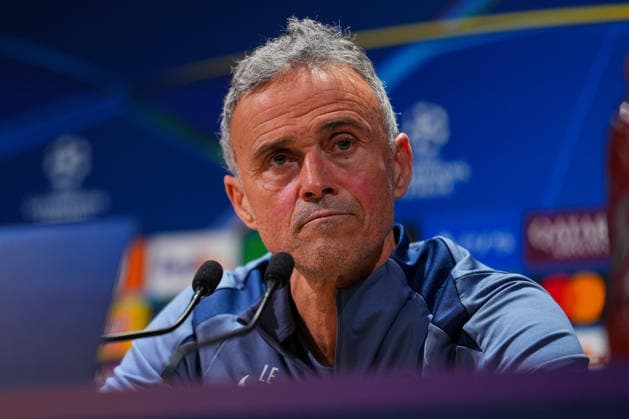 Ahead of PSG v Newcastle United FC - UEFA Champions League AUXERRE, FRANCE - JANUARY 27: Luis Enrique, head coach of Paris Saint-Germain, speaks during a Paris Saint-Germain press conference, PK, Pressekonferenz at the Campus PSG in Poissy, France, on January 27, 2026. Maxime Delacroix Anadolu Poissy France. Editorial use only. Please get in touch for any other usage.  Copyright: x2026xAnadoluxMaximexDelacroixx