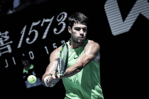 TENNIS : Open d Australie 2026 - Melbourne - 27 01 2026 Carlos Alcaraz - Australian Open - Melbourne - 27 01 2026  Copyright: xSportxPSx
