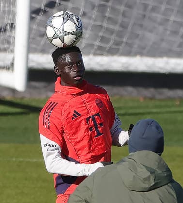 27.01.2026, FC Bayern Training Muenchen, Fussball, im Bild: Bara Sapoko Ndiaye