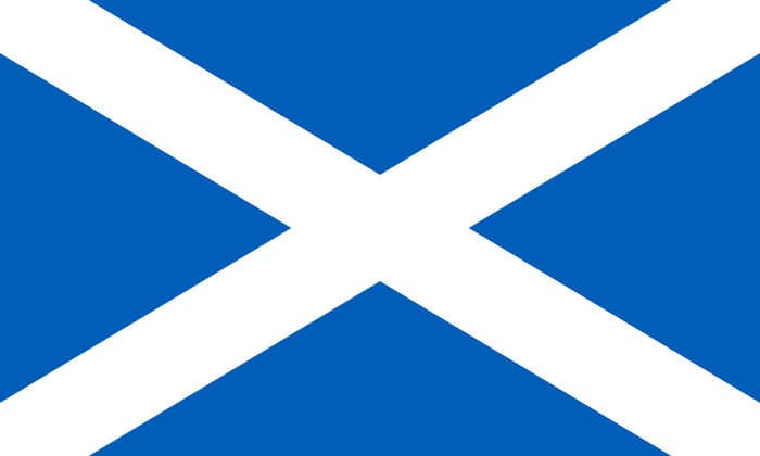 Flagge von Schottland - Saint Andrew s Cross, Blue Saltire Nationalflagge von Schottland Scottish flag, Saint Andrews Cross, white diagonal cross on blue field, symbol of Scotlands national pride, heritage, and identity. LicenseRF Copyright: xZoonar.com VitaliixRudx 24080119 Flagge von Schottland - Saint Andrew s Cross, Blue Saltire Nationalflagge von Schottland imago images 0837743663