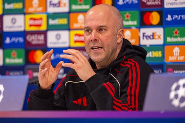 Football - UEFA Champions League - League Phase - Liverpool FC v QarabaÄü FK - MD-1 LIVERPOOL, ENGLAND - Tuesday, January 27, 2026: Liverpool s head coach Arne Slot during a press conference, PK, Pressekonferenz at Anfield ahead of the UEFA Champions League game between Liverpool FC and QarabaÄü FK. (Photo by David Rawcliffe Propaganda) LIVERPOOL Anfield MERSEYSIDE ENGLAND  Copyright: xDavidxRawcliffex P2026-01-27-Liverpool_ Qarabag_MD-1-50