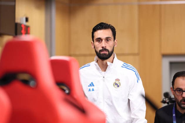 FBL-UEFA Champions League 2025-26 press conference, PK, Pressekonferenz SL Benfica - Real Madrid coach Alvaro Arbeloa (Real Madrid) during the press conference before the UEFA Champions League 2025-26 League Phase MD8 match between Lisboa e Benfica and Real Madrid at Estadio da Luz on 27 January 2026 in Lisbon, Portugal Copyright: JoaquimxFerreira
