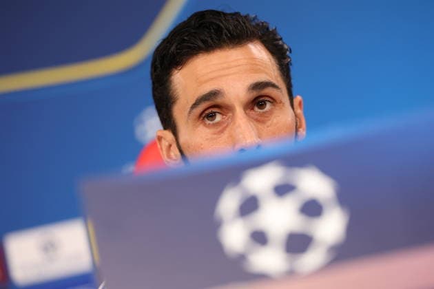 FBL-UEFA Champions League 2025-26 press conference, PK, Pressekonferenz SL Benfica - Real Madrid coach Alvaro Arbeloa (Real Madrid) eyes focused on the champions Match during the press conference before the UEFA Champions League 2025-26 League Phase MD8 match between Lisboa e Benfica and Real Madrid at Estadio da Luz on 27 January 2026 in Lisbon, Portugal Copyright: JoaquimxFerreira