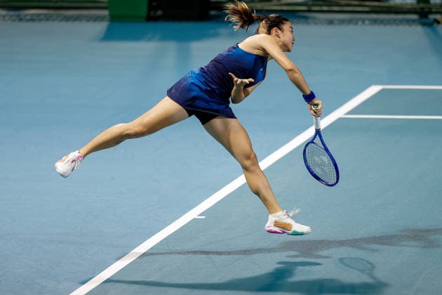 Philippine Women s Open - Day two Ye-XinMa of China in action against Darja Semenistaja of Latvia during day two of the Philippine Women s Open in Manila, Philippines on January 27, 2026. The Philippine Women s Open runs from January 26 to 31 2026. MANILA Philippines  Copyright: xMATRIXxIMAGESx xMARKxCRISTINOx