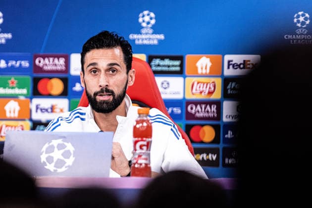 January 27, 2026, Lisboa, Lisboa, Portugal: Alvaro Arbeloa Head Coach of Real Madrid CF talks during press conference, PK, Pressekonferenz prior to the UEFA Champions League match between SL Benfica and Real Madrid CF at Estadio da Luz on January 27, 2026 in Lisbon, Portugal. Lisboa Portugal - ZUMAp267 20260127_zsp_p267_060 Copyright: xDavidexPuglisix