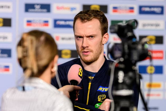 260127 Felix Claar of Sweden after the EHF European Handball Championship main round match between Sweden and Hungary on January 27, 2026 in Malmö. Photo: Petter Arvidson BILDBYRAN kod PA PA1142 handball handboll handball handbolls-em 2026 sverige sweden hungary ehf european handball championship ungern bbeng Copyright: PETTERxARVIDSON BB260127PA271