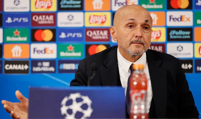 Monaco, Monte Carlo - January 28, 2026: AS Monaco vs. Juventus Football Club, Turin, UEFA Champions League press conference, PK, Pressekonferenz with Head Coach Luciano Spalletti. Press Conference: AS Monaco - Juventus Football Club, UEFA Champions League
