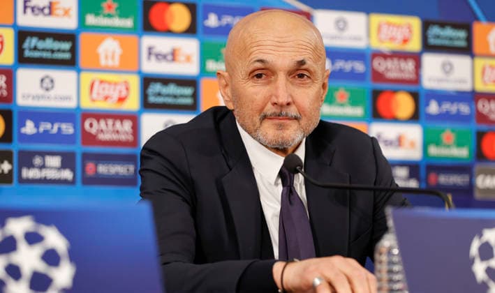Monaco, Monte Carlo - January 28, 2026: AS Monaco vs. Juventus Football Club, Turin, UEFA Champions League press conference, PK, Pressekonferenz with Head Coach Luciano Spalletti. Press Conference: AS Monaco - Juventus Football Club, UEFA Champions League