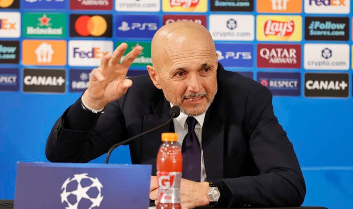 Monaco, Monte Carlo - January 28, 2026: AS Monaco vs. Juventus Football Club, Turin, UEFA Champions League press conference, PK, Pressekonferenz with Head Coach Luciano Spalletti. Press Conference: AS Monaco - Juventus Football Club, UEFA Champions League